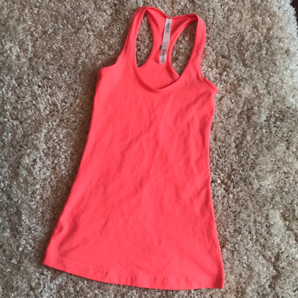 Lululemon bright coral tank